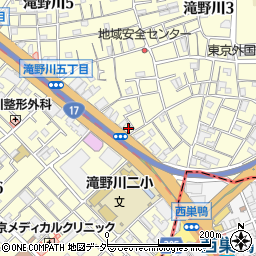 東京都北区滝野川5丁目6-14周辺の地図