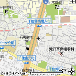 株式会社ドリームオン不動産　北千住店周辺の地図