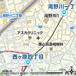東京都北区滝野川1丁目41-8周辺の地図