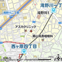 東京都北区滝野川1丁目41-7周辺の地図