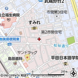 東京都福生市福生919周辺の地図