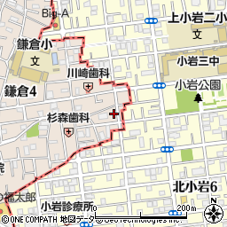 東京都葛飾区鎌倉4丁目40-9周辺の地図