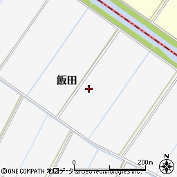 千葉県佐倉市飯田干拓周辺の地図