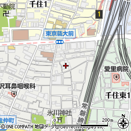 東京都足立区千住仲町38周辺の地図