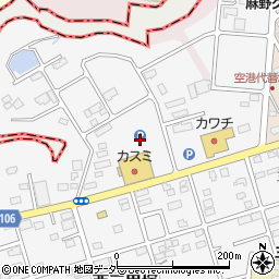 フードマーケットカスミ三里塚店駐車場周辺の地図