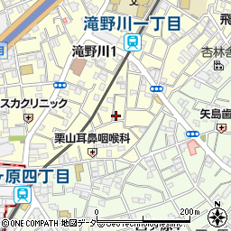 東京都北区滝野川1丁目35-2周辺の地図