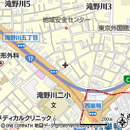 東京都北区滝野川5丁目9-1周辺の地図