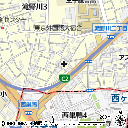 東京都北区滝野川3丁目13周辺の地図
