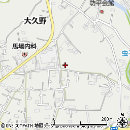 東京都西多摩郡日の出町大久野761周辺の地図
