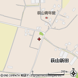 千葉県佐倉市萩山新田308周辺の地図