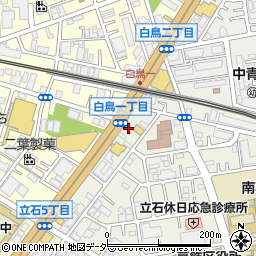 株式会社湯浅ルート６　青戸ＳＳ周辺の地図