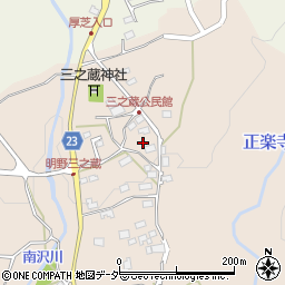 山梨県北杜市明野町三之蔵916周辺の地図