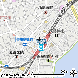 バーミヤン 青砥駅前店周辺の地図
