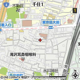 東京都足立区千住仲町20周辺の地図