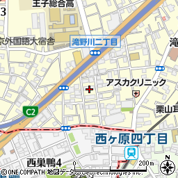 東京都北区滝野川1丁目88周辺の地図