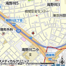 東京都北区滝野川5丁目9-4周辺の地図