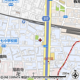 東京都板橋区大山金井町12周辺の地図