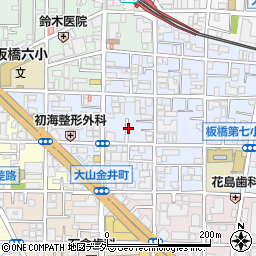 東京都板橋区大山金井町49周辺の地図
