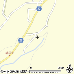 山梨県韮崎市穂坂町柳平189周辺の地図