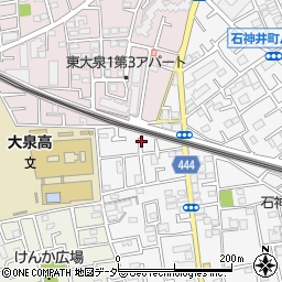 東京都練馬区石神井町7丁目35周辺の地図