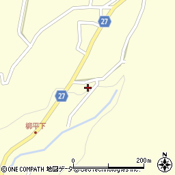 山梨県韮崎市穂坂町柳平186周辺の地図