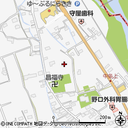 山梨県韮崎市中田町中條1340-1周辺の地図