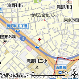 東京都北区滝野川5丁目9周辺の地図