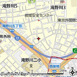 東京都北区滝野川5丁目10-5周辺の地図