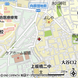 大谷口マンシヨン周辺の地図