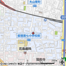 東京都板橋区大山金井町27周辺の地図