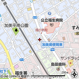 マイクス 横田店周辺の地図