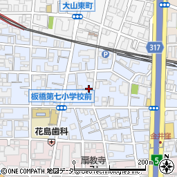 東京都板橋区大山金井町26周辺の地図