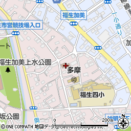 東京都福生市福生1280-1周辺の地図