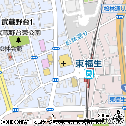 マルフジ福生店周辺の地図