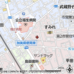東京都福生市福生946-1周辺の地図