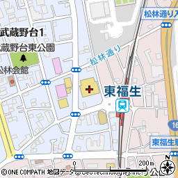 キングドライ株式会社　東福生店周辺の地図