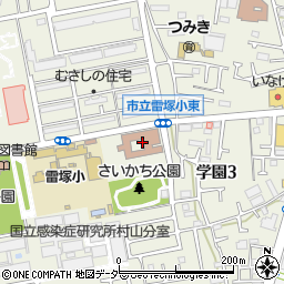 武蔵村山市民総合センター周辺の地図