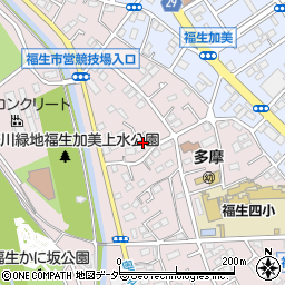 東京都福生市福生1760周辺の地図