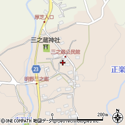 山梨県北杜市明野町三之蔵918周辺の地図