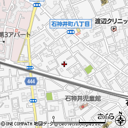 東京都練馬区石神井町8丁目15周辺の地図