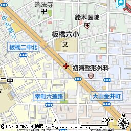東京都板橋区大山金井町56周辺の地図
