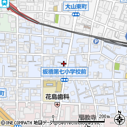 東京都板橋区大山金井町周辺の地図