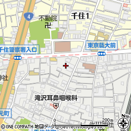 東京都足立区千住仲町18周辺の地図