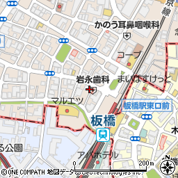 東京都板橋区板橋1丁目13 8の地図 住所一覧検索 地図マピオン