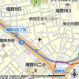 東京都北区滝野川5丁目9-10周辺の地図
