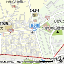 東京ガスライフバル西東京東久留米店周辺の地図