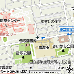 学園通り周辺の地図