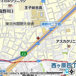 東京都北区滝野川3丁目3-3周辺の地図