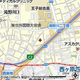 東京都北区滝野川3丁目4-15周辺の地図