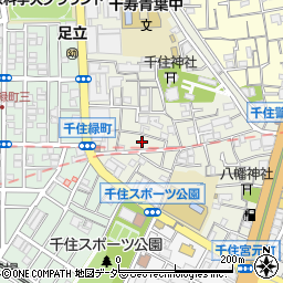 東京都足立区千住宮元町18周辺の地図
